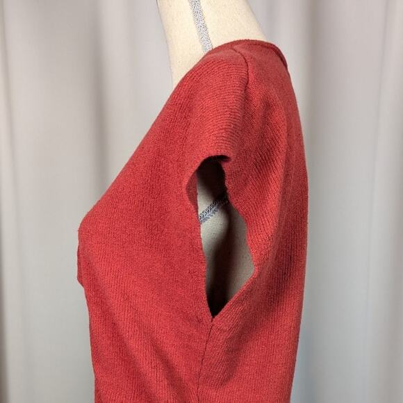 Joie Alenah Knotted Sweater in Rum Red – Size Large (NWT) - Picture 10 of 11